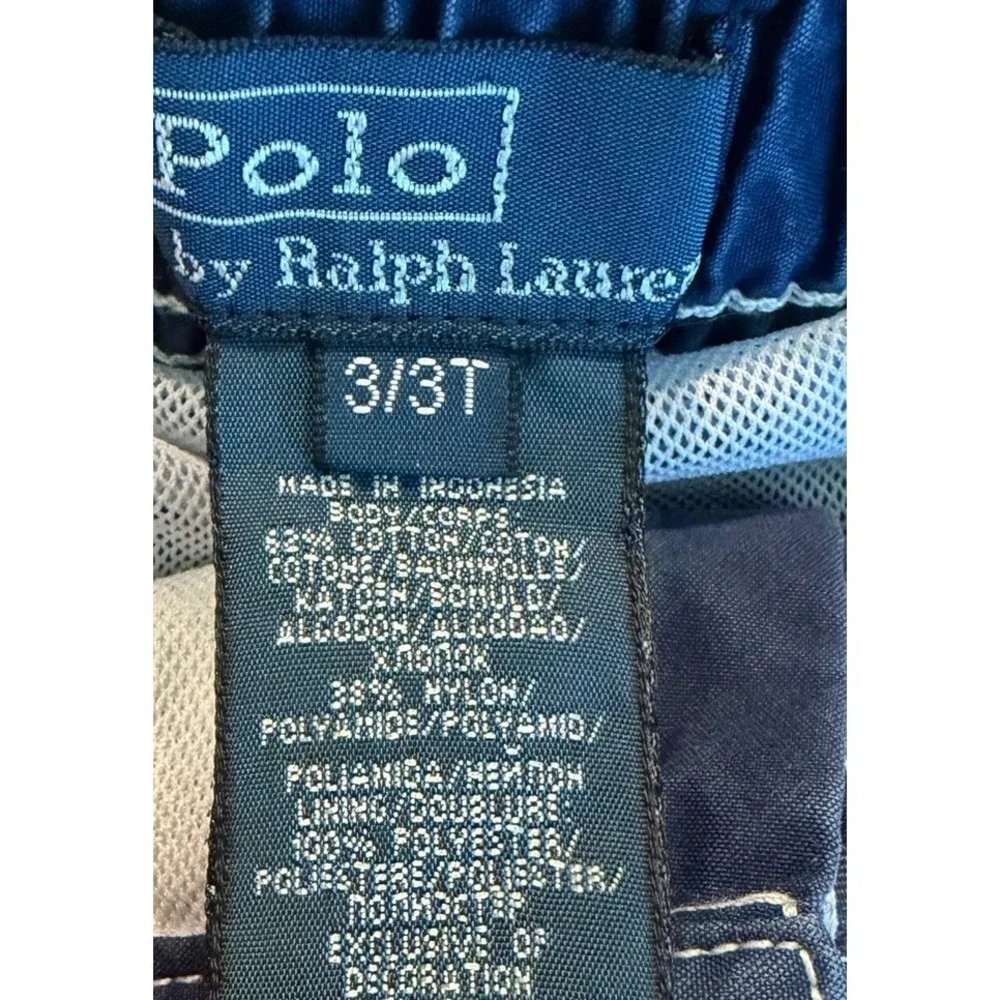 Polo Ralph Lauren Swim Shorts Toddler Boys 3T Big Pony Swim Trunks Navy Yellow